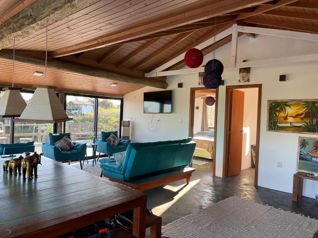 Villa Santorini Praia Do Rosa Com Piscina E Jacuzzi Εξωτερικό φωτογραφία